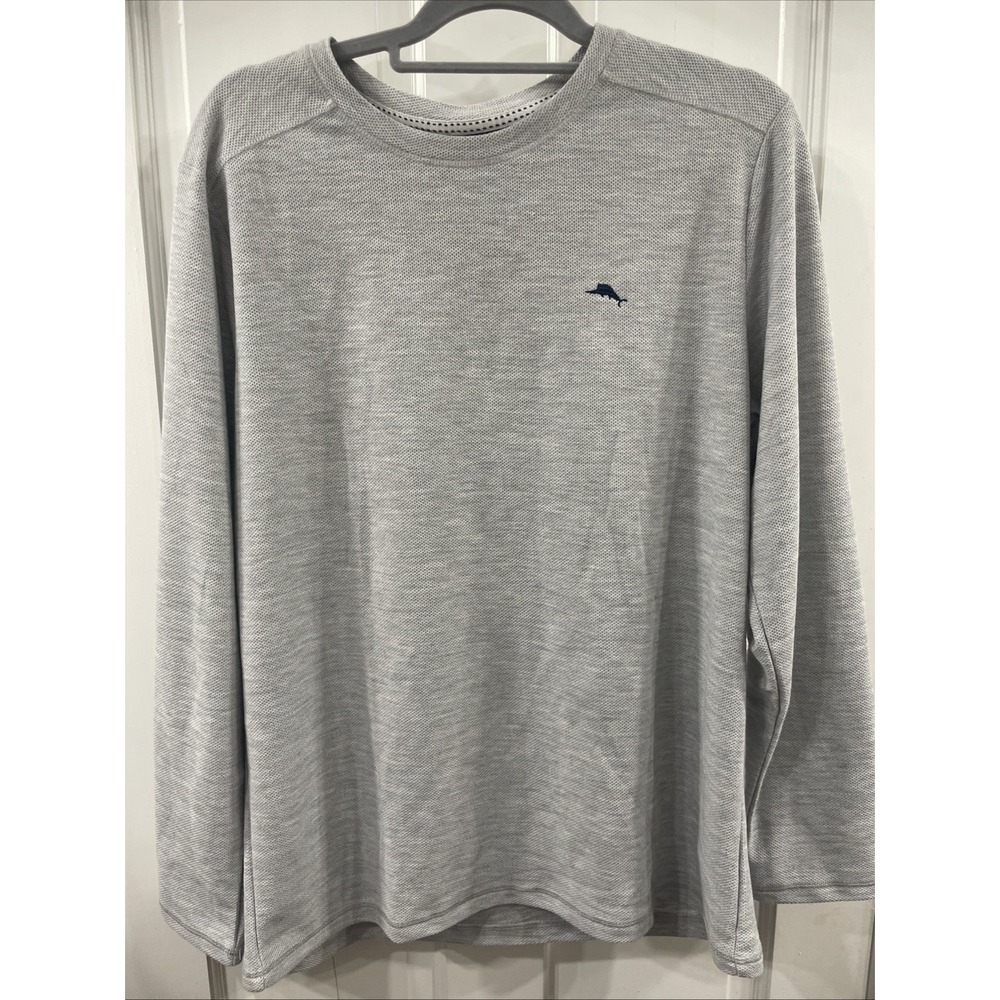 Tommy Bahama Men's Relaxed Fit Logo Embroidered M Long Sleeve Shirt